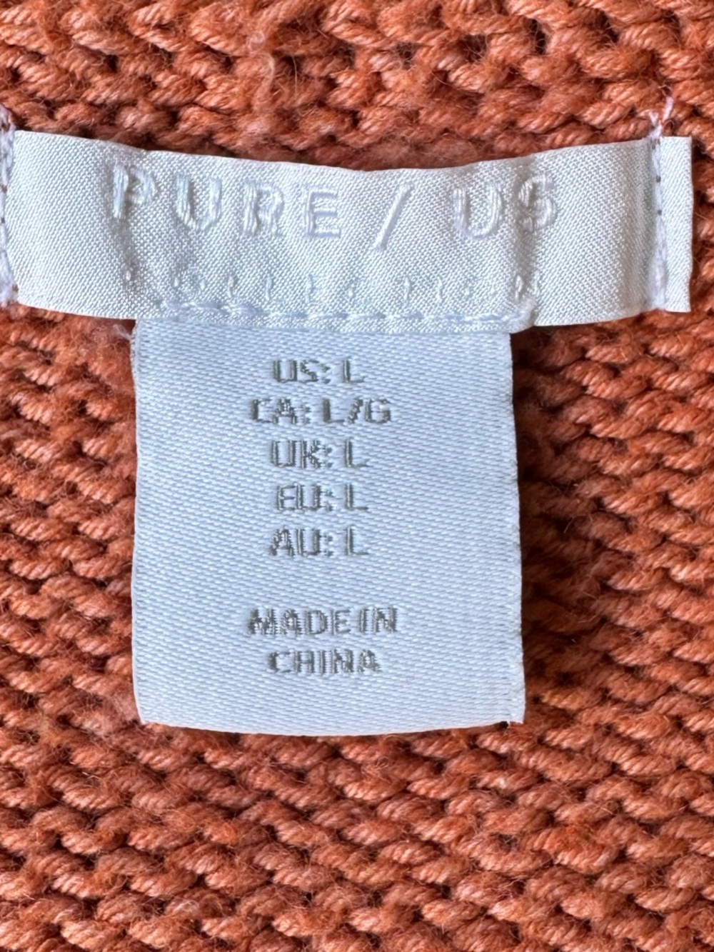 Pure Collection Textured Knit Sweater Tank – Size Medium - Picture 3 of 4
